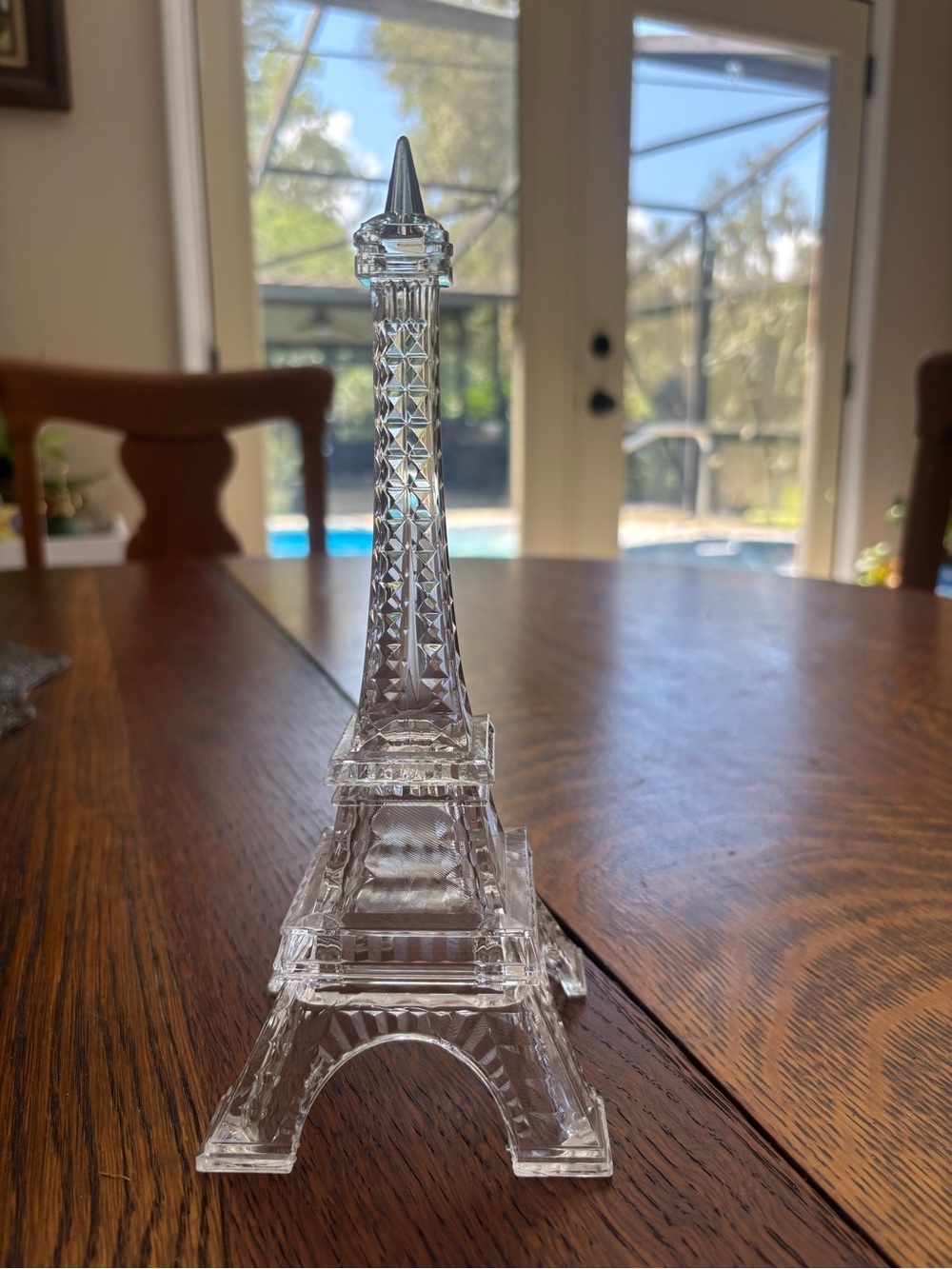 Clear Eiffel Tower Décor - Home Art Accent